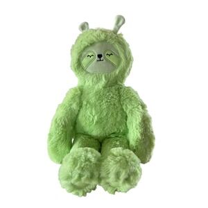 Slumberkins Alien Sloth Plush Green Glow in the Dark Halloween Collection Lovey